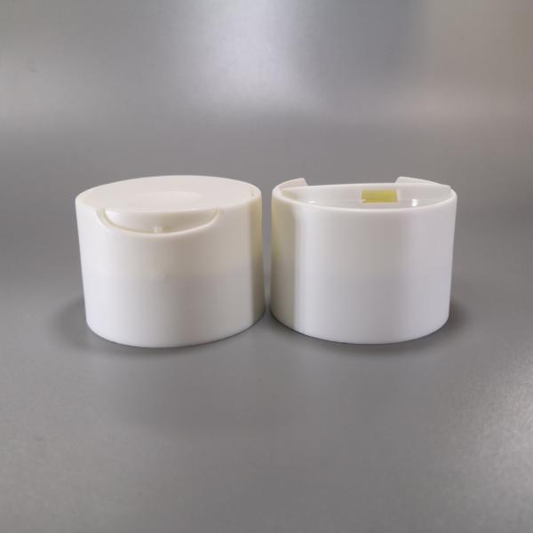 white Double Wall PP 24 410 Disc Top Cap For Dispenser