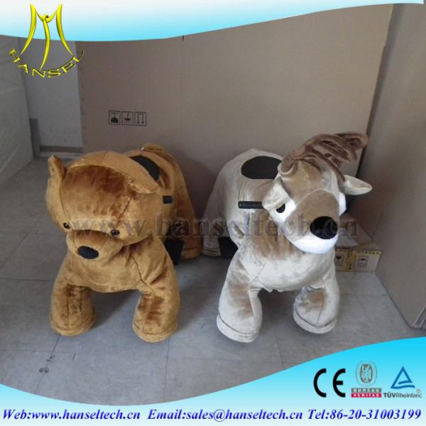 Hansel animal electric car plush animal electric scooter australia electric toys for kids to ride kids arcade rides