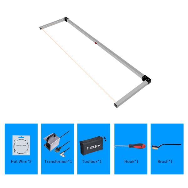 Тип смычка алюминиевого сплава нагрел резец 200W пены провода