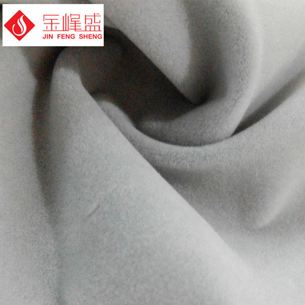 Nonwoven Flocking Arts and Crafts Fabric , 100g Grey Velvet Upholstery Fabric