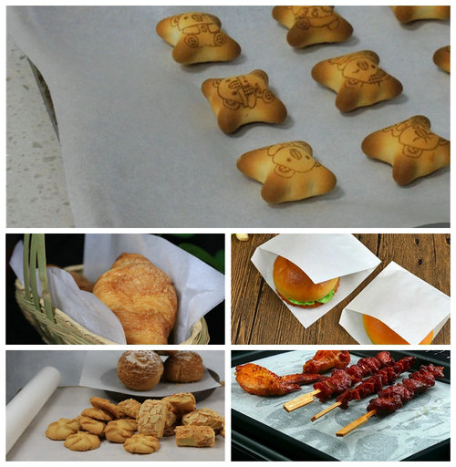 Бумага воска качества еды таможни 28г белая/бумага Крафт для упаковки еды