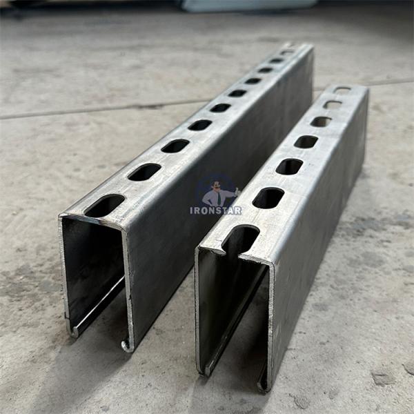 2024 New 41*21 / 41*41 / 41*82mm 3 sizes in 1 Solor bracket roll forming machine in Saudi Arabia