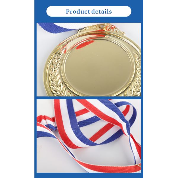 Wholesale Custom Zinc Alloy Metal Medal Personalized Sublimation Blanks for Sport Trophies & Souvenirs Metal Crafts