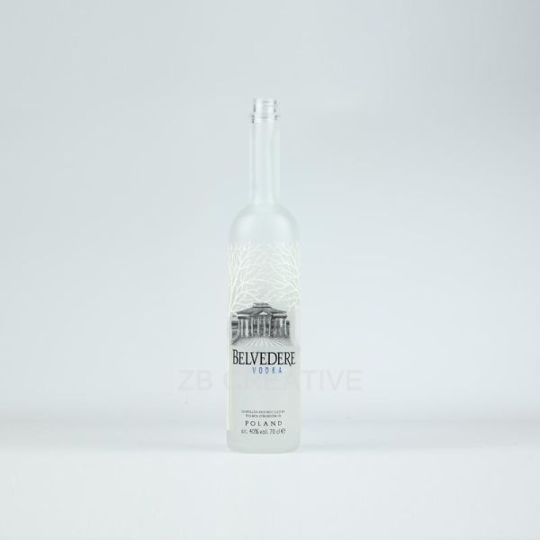 Vodka Personalised Bottle 700ml Screw Cap 580g Glass Alcohol Container CY-858