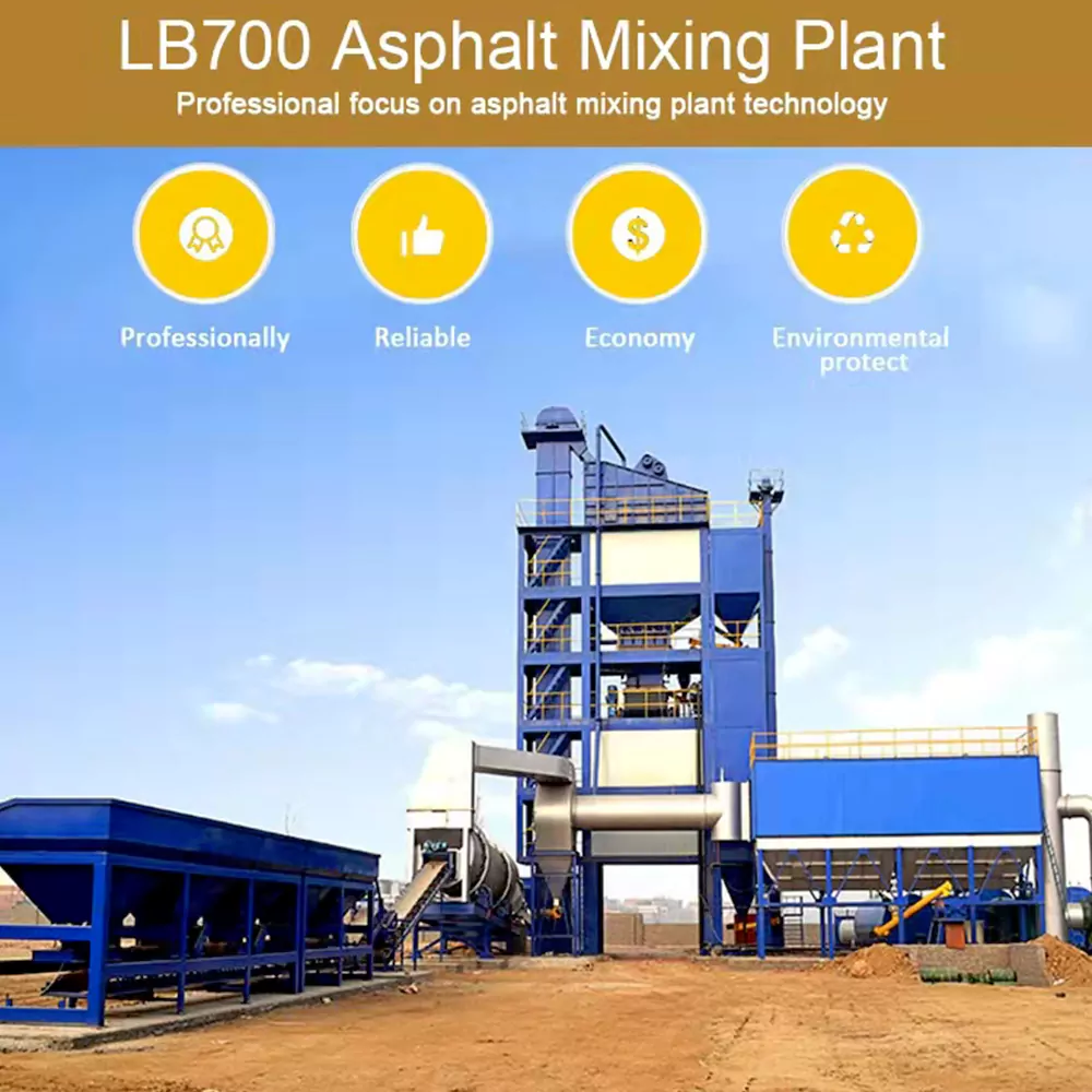LB1500 Asphalt Mixing Plant 120t/H Capacity Exquisite Modular Design