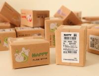 Mini Emballage en carton ondulé pour figurines de bouteilles, jouets en résine et objets de collection design