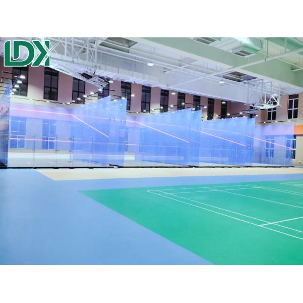 Tempered Glass Professional Indoor Squash Court For Customized Single And Double Competition