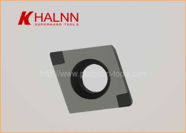 BN - H11 Brazed PCBN Inserts , Hard Turning Inserts Gear Wheel Steel Gears Inner Bore