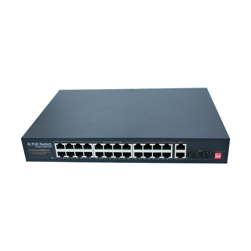 Автономный умный умный переключатель 24 гаван IEEE802.3 IEEE802.3u IEEE802.3x Poe