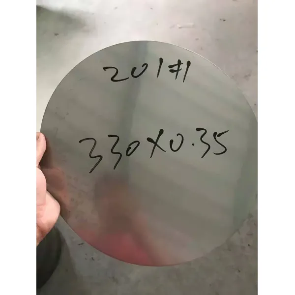 201 Grade Cold Rolled BA Surface Stainless Steel Circle for Kitchen Appliances