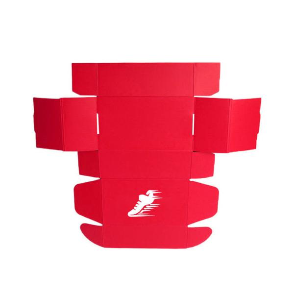 Collapsible Cardboard Shoe Box Shipping Box Custom Printing