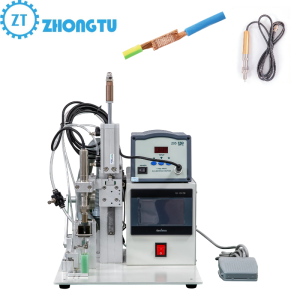 Constant Temperature Semi Automatic Soldering Machine High Efficiency PCB Wire Connector Welding Equipment