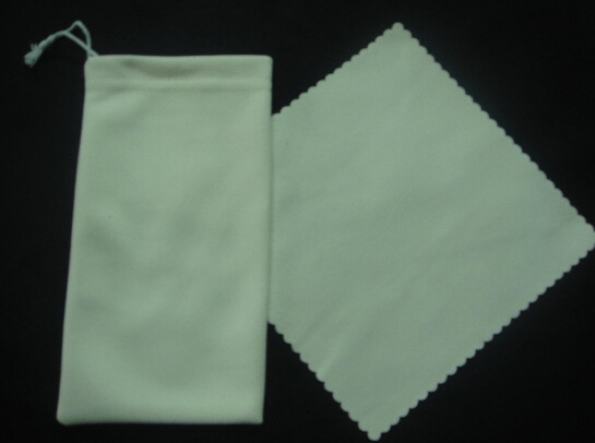 Microfiber Cloth Glass Case Microfiber Clothing Pouches For Glass