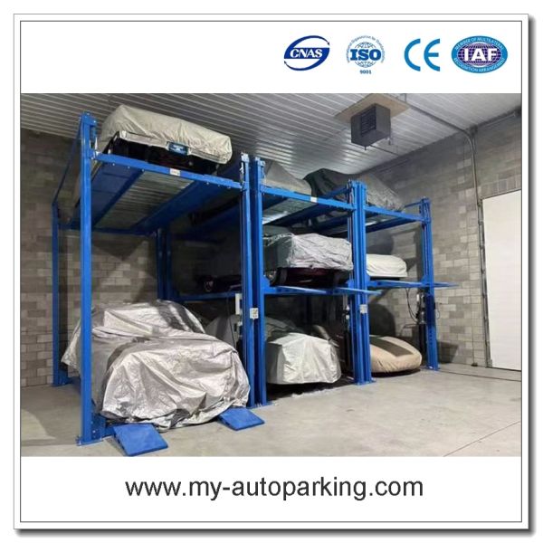 Triple Stacker Car Parking Lift / Tri Level Parking Lift / 3 Car Parking Lifts