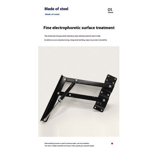Metal Hardware Fittings Furniture Gas Hydraulic Hinge Mechanism for Coffee Table Desk