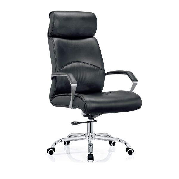 Office Manager Ergonomic PU Leather Chair High Back Swivel Adjustable