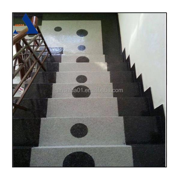 Vinyl-Based Single Color Composite Rock Slices with Color Flakes Manufactured