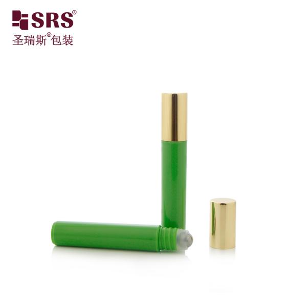 RPA-7ML Empty PP Roll On Bottle with gold metal cap for acne treatment