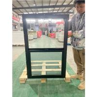 Conçue pour être énergétique - fenêtre suspendue unique en UPVC avec charnière à friction et verre trempé