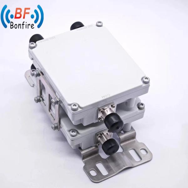 RF LC Combiner VHF UHF Duplexer N Female Type 1710-1880/1920-2170/2300-2700MHz Black