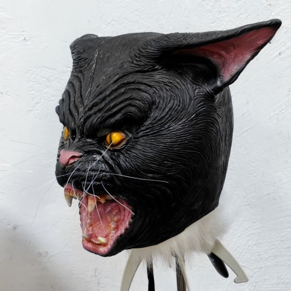 Latex Material Halloween Mask with One Size Fit Most for Horror Fantasy Characters