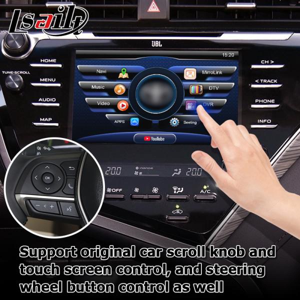 SGS интерфейса Carplay андроида процессора PX6 для автомобиля андроида Toyoat Camry V70 2018 carplay