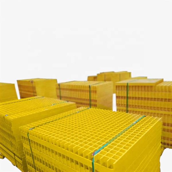 A grelha vertical ou horizontal da fibra de vidro almofada a raspagem farmacêutica de Frp