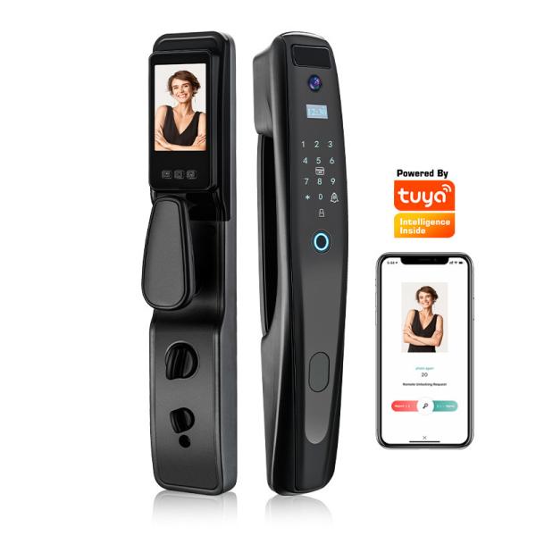 Serrure de porte biométrique extérieure d'empreinte digitale d'anti vol avec l'écran tactile à télécommande