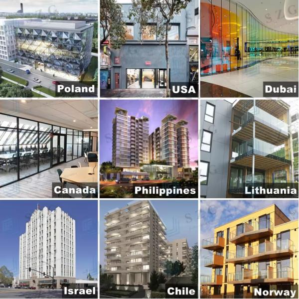 Dust Resistant Energy Efficient Weather Resistant Aluminum Swing Door with Heavy Duty Frame