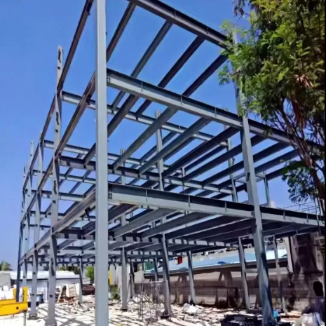 Fast Onsite Assembly Recyclable Steel Structure Processing Workshop Building