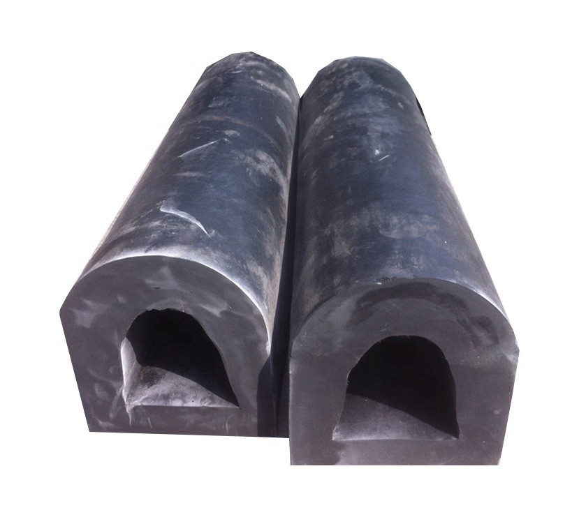 Customized Hatch Type D Boat Marine Rubber Fenders with Nonstandard TPE Plastic Seal