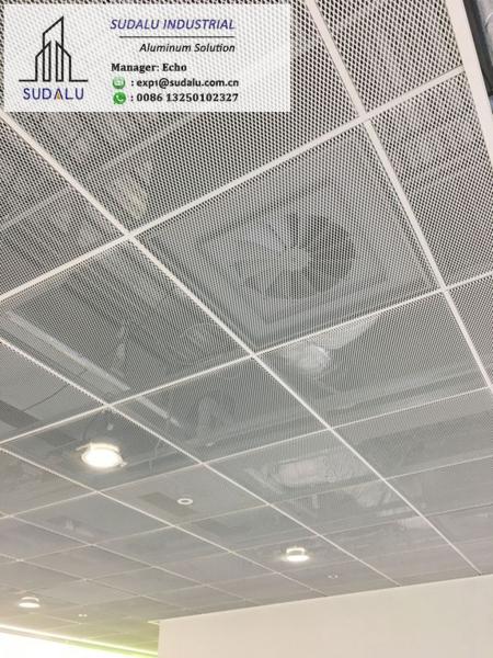 OEM Desinged Perforated Aluminum Ceiling Panels Aluminum Ceiling Tiles