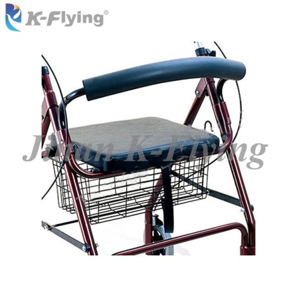 High Strength Medical Rehabilitation Equipment Aluminum Rollator Walker For Elderly