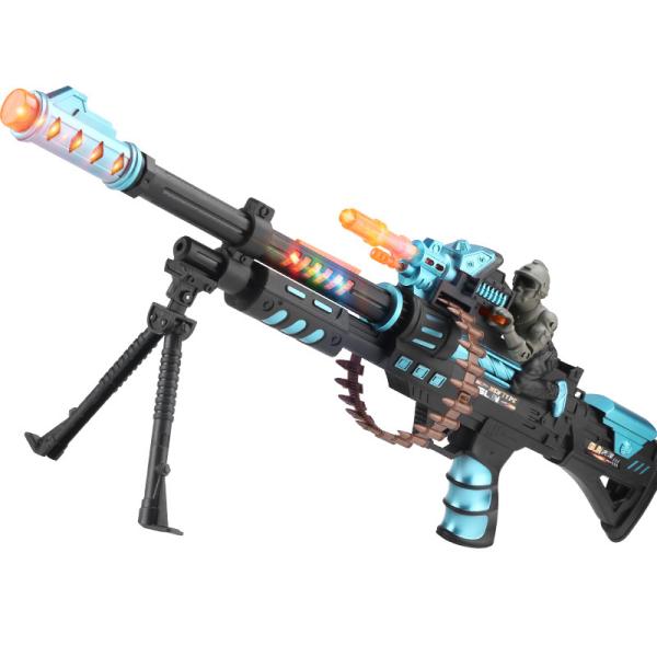 BOYS Toy Submachine Gun M249 Big Pineapple Boy with Electric Sound and Light