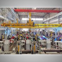 Linha de produção robótica não tripulada de guindastes