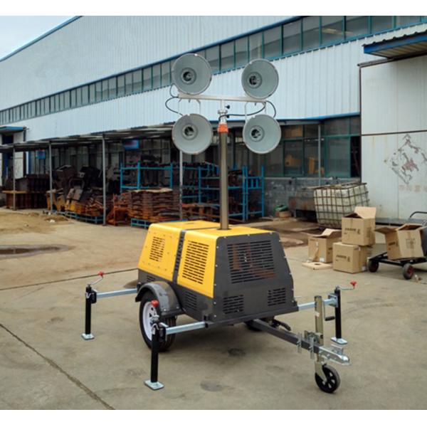 essence de 4 x 1000 watts ou tours légères montées par remorque diesel élevant la taille 1800-9000mm