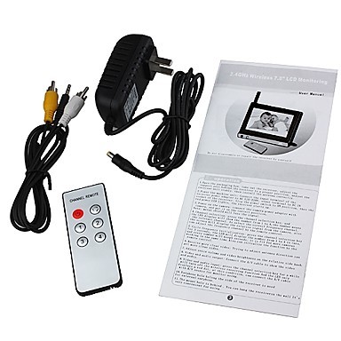 7 Inch Baby Monitor (1 Wireless Night Vision Camera + Remote Control)
