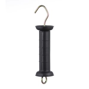 Insulated Fence Handle Plastic Spring Gate Handle Heavy-Duty Electric Fence Gate Handle Black Color
