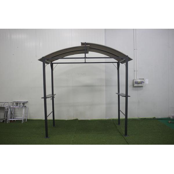 PA Coated Sail Finishing Metal Awning Canopy All Weather Sun Shade Shelter for BBQ Pavilion