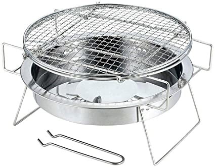 Гофрированная сетка барбекю на открытом воздухе перемещения устранимая