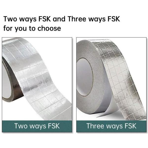 Bande en aluminium 0.15mm de la CAHT de FSK de manière en aluminium de l'adhésif