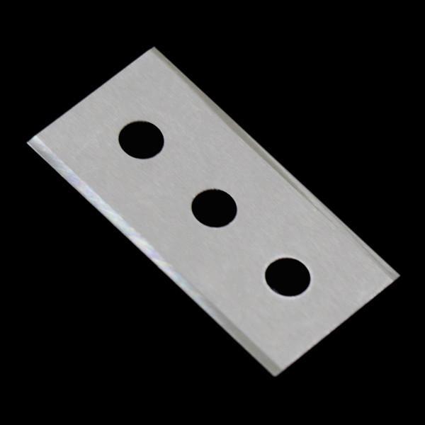 Tungsten Carbide Film Slitter Knife 43x22x0.4mm For Chemical Fiber Cutting