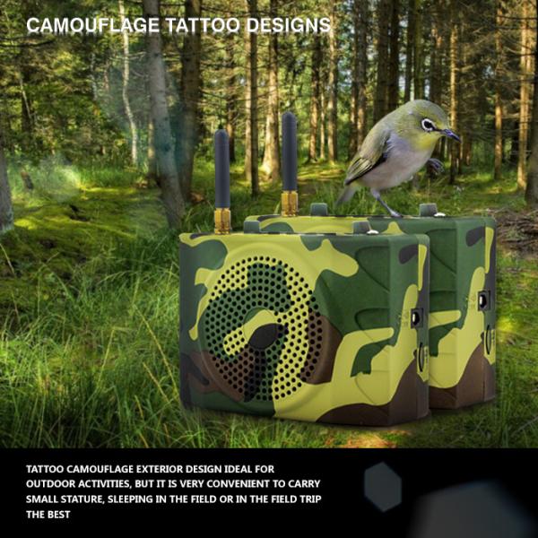 Russia camouflage color outdoor sport speaker with remote control