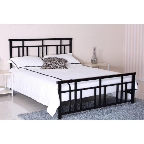 Double Single Black Metal Couch with Drawer Indoor Facilities and Home Bed