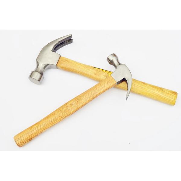 Forged Steel Carpenter Hand Tools 16OZ American Type Polishing Surface Wooden Handle Claw Hammer Nail Hammer