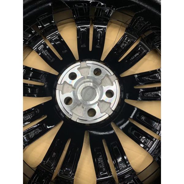 72.6 Hole Multi Spoke Alloy Wheels 9.5J 22 Inch Black Alloy Rims