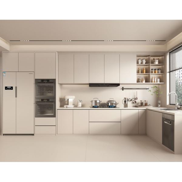 Premium Custom Luxury Wooden Kitchen Cabinets For Villas Carcass Material