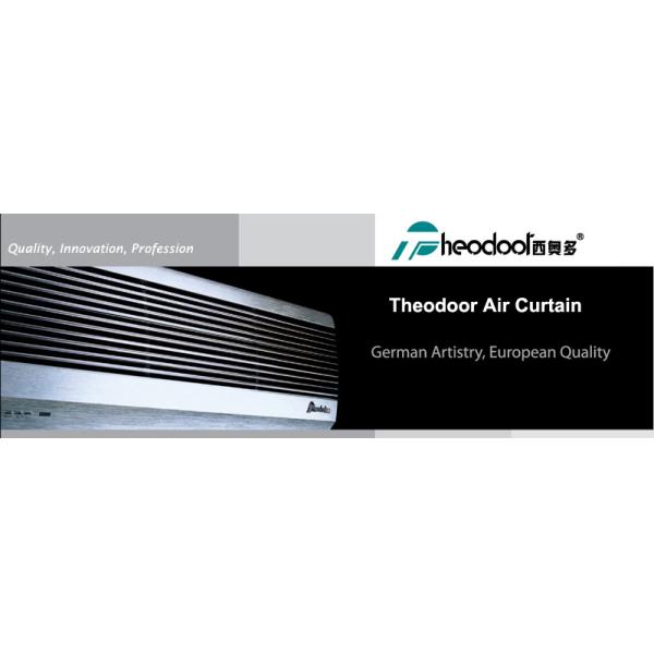 Алюминиевые серебряные воздушные шторы для жилых дверей 2025 года с вентилятором перекрестного потока