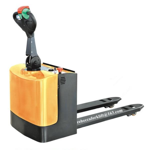 Small Electric Pallet Truck With High Performance Hydraulic Pump Low Noise