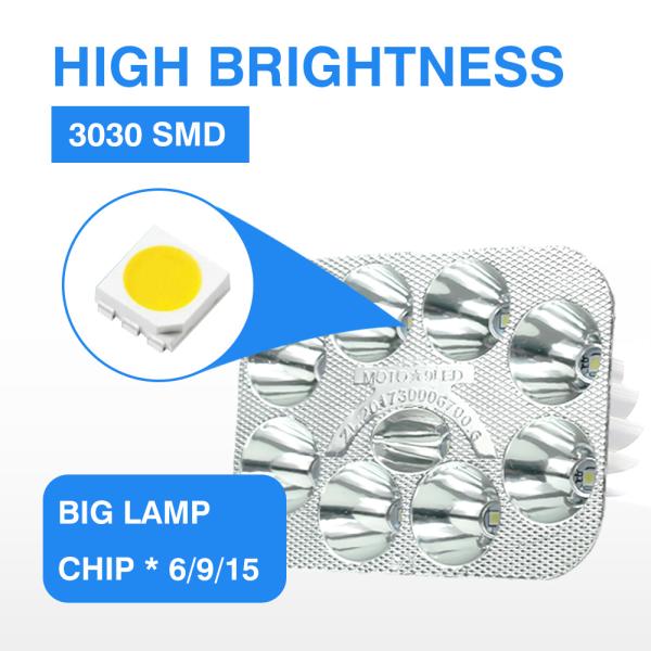 Универсальный мотоциклет Встроенный светодиодный фары DC12V 45W 4500LM